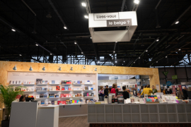 Le stand "Lisez-vous le belge?" au Salon du livre de Genève