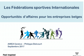 Séminaire sur les Fédérations sportives internationales en Suisse Séminaire sur les Fédérations sportives internationales en Suisse