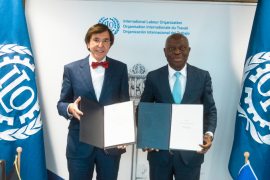 © ILO Signing of a framework agreement between the International Labour Organization (ILO) and Wallonia