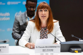 © OMS Pascale Delcomminette à l'OMS
