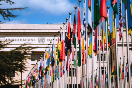 Le Palais des Nations (Genève). Photo: J. Van Belle